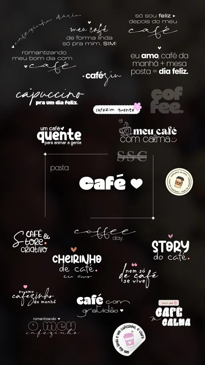 Figurinhas da categoria Café
